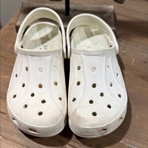 CROCS Kids' White Slip On Shoes